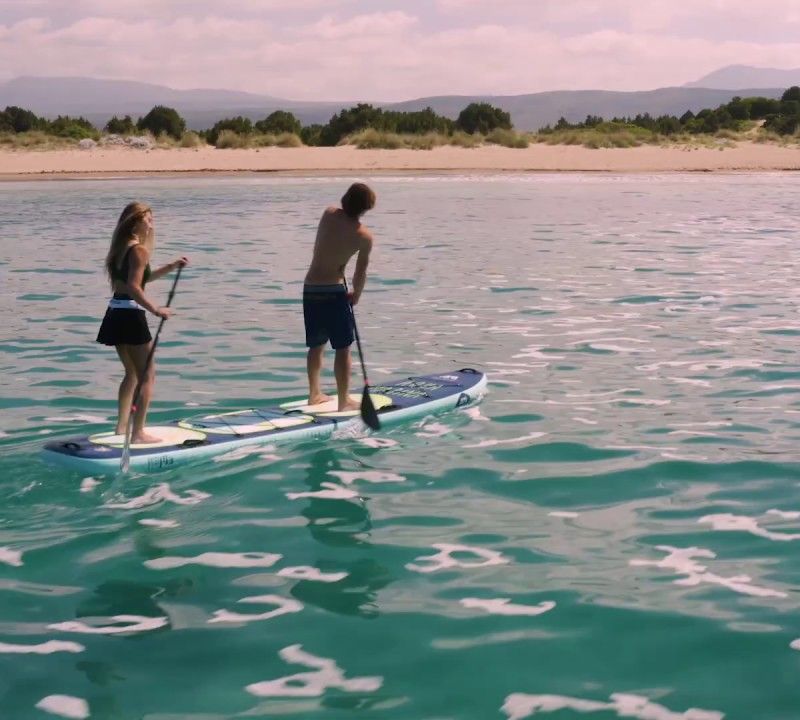 SUP Aqua Marina Super Trip Tandem - Családi iSUP, 3.7m/15cm zöld BT-21ST01 6