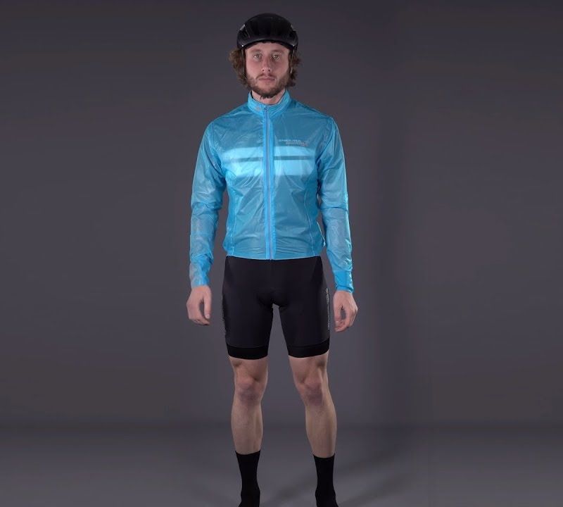 Férfi kerékpáros dzseki Endura FS260-Pro Adrenaline Race II hi-viz blue 10