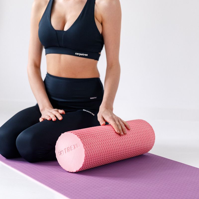 XTREXO EVA masszázs henger rózsaszín MR-EV03C 15