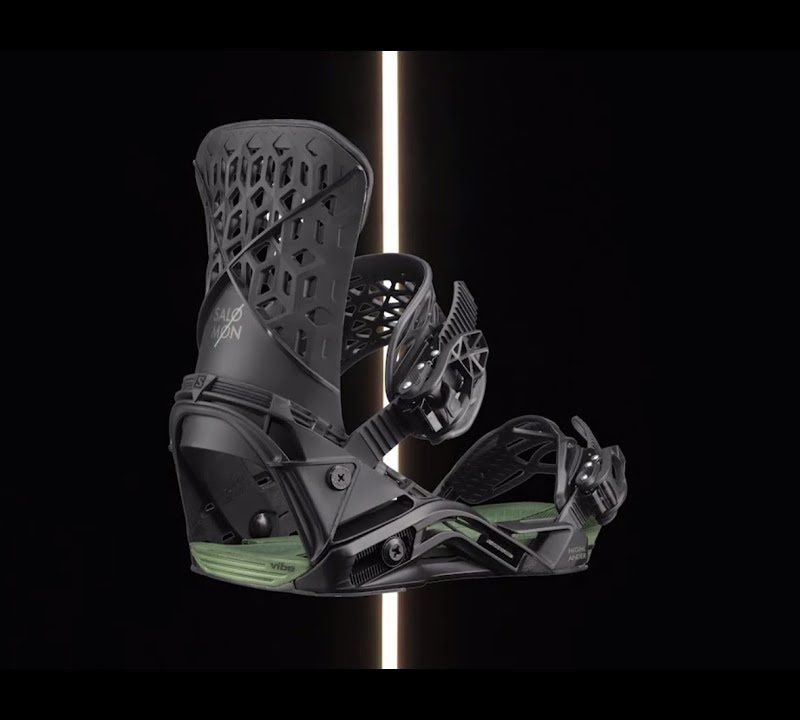 Férfi Salomon Highlander snowboard kötés fekete L41196900 9