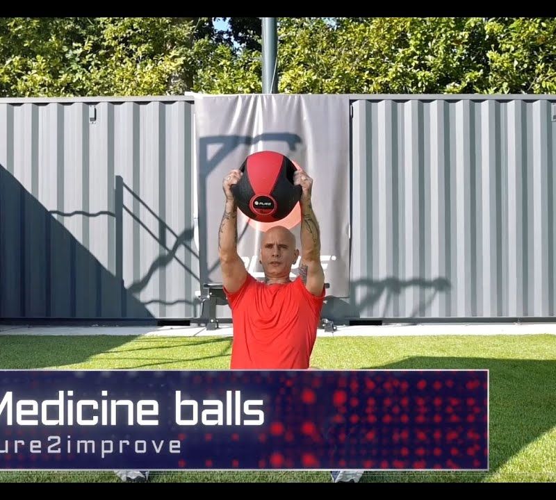 Pure2Improve Medicine Ball kék 2138 6