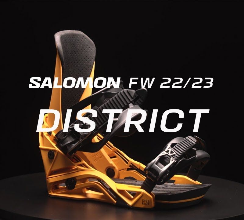Férfi Salomon District snowboard kötés fekete L41776000 9