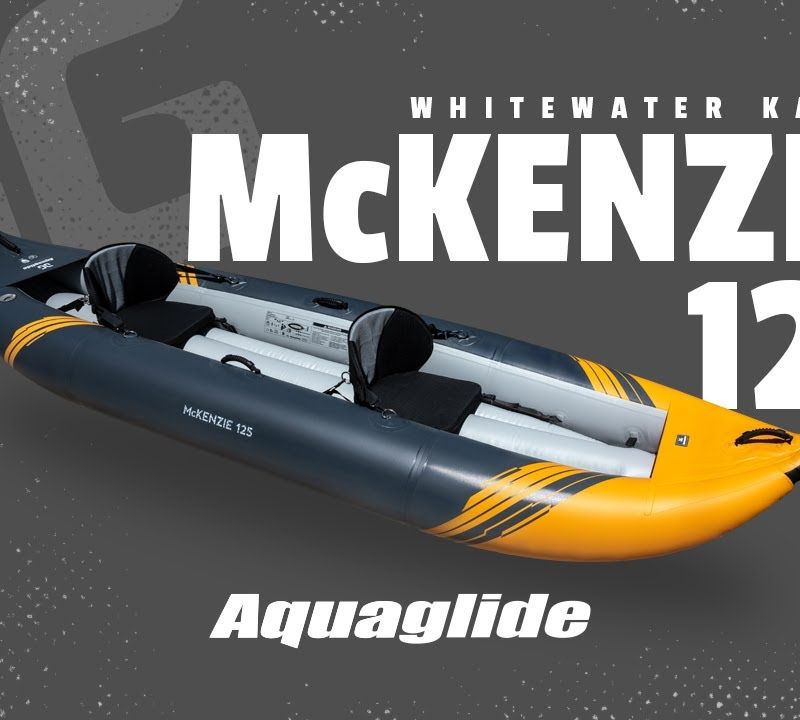 Aquaglide McKenzie 125 szürke 584120129 2 személyes felfújható kajak 8