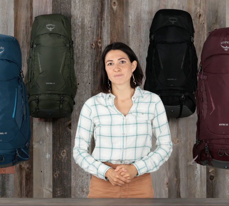 Férfi trekking hátizsák Osprey Kestrel 38 l fekete 10004767 8