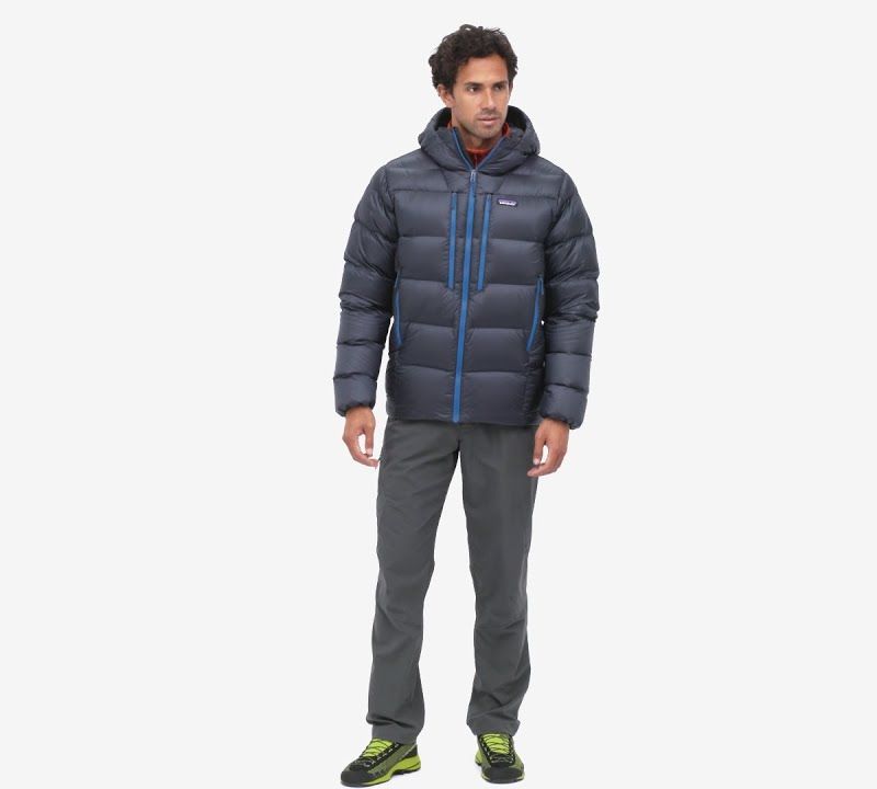 Férfi pehelykabát Patagonia Fitz Roy Down Hoody passage blue 10