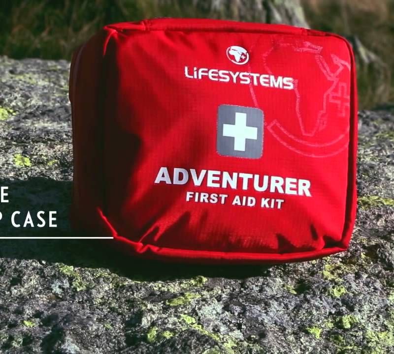 Lifesystems Solo Traveller First Aid Kit piros turisztikai elsősegélycsomag LM1065SI 5