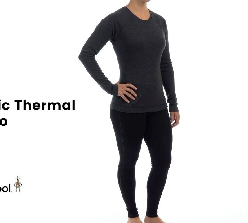 Női Smartwool Merino 250 Baselayer Crew dobozos thermo póló fekete 16370 8