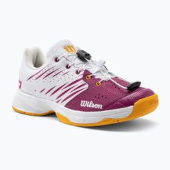 Gyermek teniszcipő Wilson Kaos 2.0 fehér és rózsaszín WRS329090