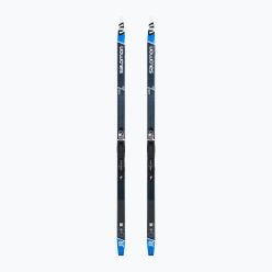 Gyermek sífutó síléc Salomon Aero Grip Jr. + Prolink Access fekete-kék L412480PM
