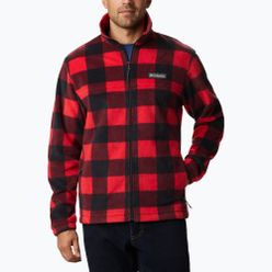 Columbia férfi Steens Mountain Printed fleece pulóver piros 1478231