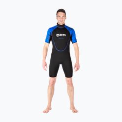 Férfi Mares Shorty Manta 2 mm fekete/kék búvárruha 412458