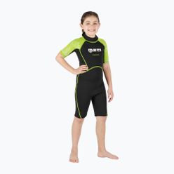 Mares Shorty Manta 2 mm-es gyermek úszóruha fekete-zöld 412460
