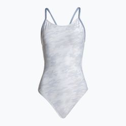 Női egyrészes fürdőruha TYR Whiteout Camo Cutoutfit fehér CWCM_100_28