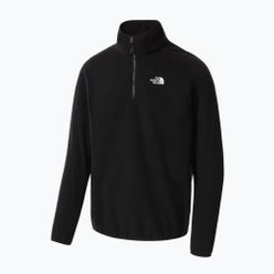 Férfi The North Face 100 Glacier 1/4 Zip fleece melegítőfelső fekete