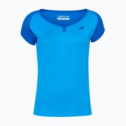 Női tenisz póló BABOLAT Play sapka ujjú kék 3WP1011