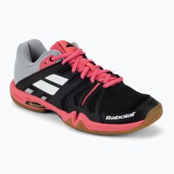 Női tollaslabda cipő BABOLAT 22 Shadow Team fekete/rózsaszín 31F2106