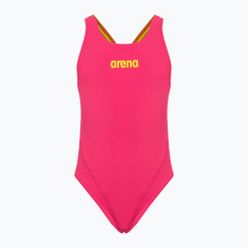 Gyermek egyrészes fürdőruha arena Team Swim Tech Solid piros 004764/960