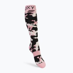 Női snowboard zokni Roxy Misty fekete-rózsaszín ERJAA04022-KVJ3