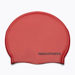 Aqua Sphere Plain szilikon úszósapka piros SA212EU0601