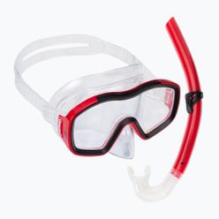Aqualung Raccon Combo gyermek snorkel készlet maszk + snorkel piros/fekete SC4000098