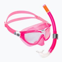 Aqualung Mix gyermek snorkel készlet maszk + snorkel rózsaszín SC4250209