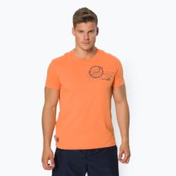 Férfi Lacoste teknőcnyakú teniszing narancssárga TH0964.FNX