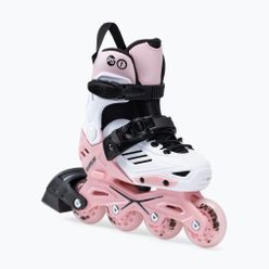 Gyermek korcsolya Powerslide Khaan Junior LTD rózsaszín és fehér 940672