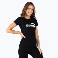 Női tréning póló PUMA ESS Logo Tee fekete 586774_01