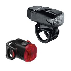 Lezyne kerékpárlámpa szett LED KTV DRIVE USB 200, FEMTO DRIVE USB fekete LZN-1-LED-12P-V504
