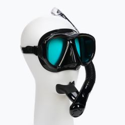 TUSA maszk + sznorkel POWERVIEW fekete UC 2425 MQB