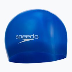 Speedo Plain Moulded Silicone gyermek úszósapka tengerészkék 68-709900002