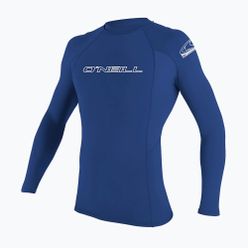 Férfi szörfös póló O'Neill Basic Skins LS Rash Guard kék 3342