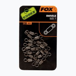 Fox Edges Swivels Standard pontyforgók fekete CAC533
