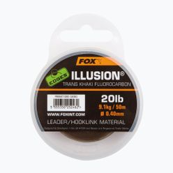 Flurokarbon vonal Fox Edges Illusion Flurokarbon Leader zöld CAC604