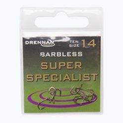 Drennan Super Specialist szúró nélküli horgok ezüst HESU014