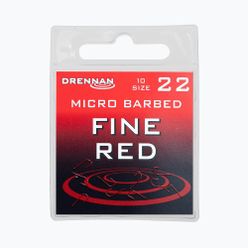 Drennan Fine Red úszókampó piros HSFR022