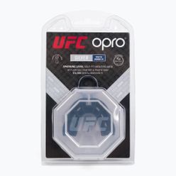 Opro UFC Silver állkapocsvédő piros