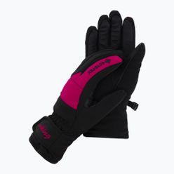 Női síelő kesztyű Viking Sherpa GTX Ski fekete/rózsaszín 150/22/9797/46