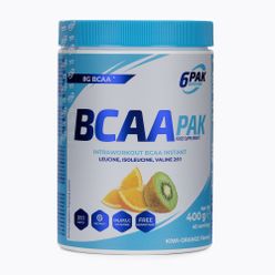 BCAA 6PAK aminosavak 400g narancs-kiwi PAK/013#POMKI