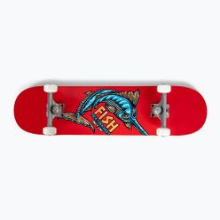 Fish Skateboards James kezdő klasszikus gördeszka 8.0" piros