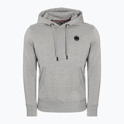 Férfi pulóver Pitbull West Coast Hooded Small Logo 21 grey/melange
