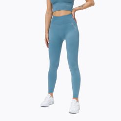 Női varrás nélküli leggings STRONG POINT Shape & Comfort Push Up kék 1129