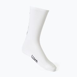 LUXA Coffee Ride kerékpáros zokni fehér LAM21SCRWS1