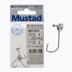 Mustad Micro jigfej 3 db 4-es méret ezüst PDF-729-008-004