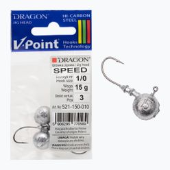 Dragon V-Point Speed 15g 3db jigfej fekete PDF-521-150-010