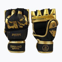 GroundGame MMA Cage Gold sparring kesztyű fekete MMAGLOCGOLDSM