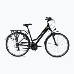 Női trekking kerékpár Romet Gazela fekete/sárga R22A-TRE-28-19-P-468