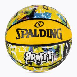 Spalding Graffiti 7 kosárlabda zöld/sárga 2000049338