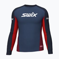 Swix Racex Bodyw férfi termál póló tengerészkék és piros 40811-75120-S