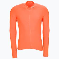 Férfi kerékpáros hosszú ujjú POC Radiant Jersey zink orange